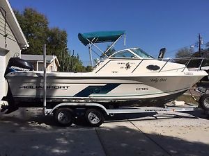 1998 21.5 Ft Aquasport 215 Explorer with 2005 Mercury 225 OptiMax Engine