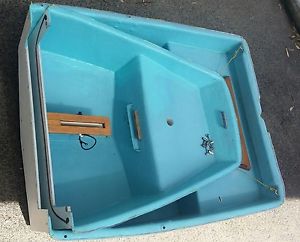 Sailing Fibreglass  Dinghy - Nesting for Deck Stoage