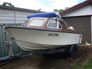 boat fibreglass half cab