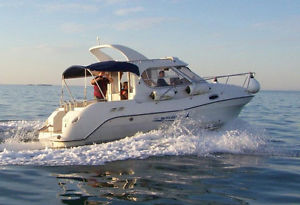 2004 QUICKSILVER 750 WEEKENDER WITH MERCURISER DIESEL ENGINE