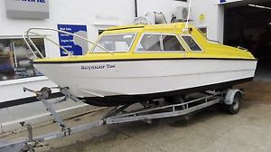 Microplus 502 Fibreglass Boat with Engine and Road Trailer