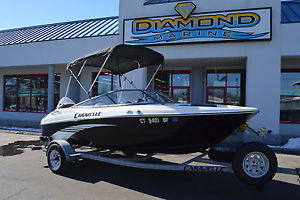 2013 CARAVELLE 17EBO 17FT BOWRIDER, EVINRUDE ETEC 90HP OUTBOARD 70HRS, W/TRAILER