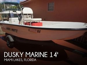 2008 Dusky Marine 14 Flats Boat Used