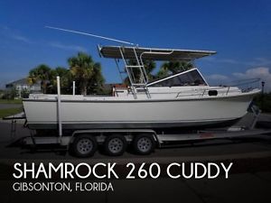 1984 Shamrock 260 Cuddy Used