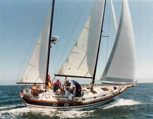 1985 Blue Water Yachts Inc George Stadel III Designed Vagabond 42 Ketch