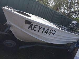 4.1m Tinny 40hp Yamaha