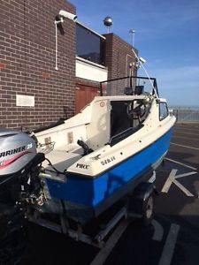 CJR 15 dory cabin boat  Mariner four stroke !! fishing