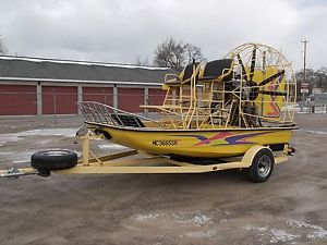 2004 14ft Airboat w/built 350 Chevy Gear Reduction Warp Drive Prop
