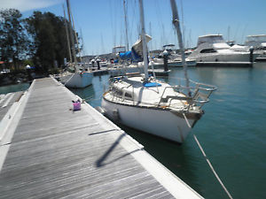 Tasman 26 Joe Adams designed Yacht - Moored Batemans Bay Marina.