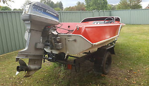 14' Savage Javelin Ski Boat + Trailer and Outboard Motor