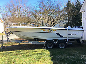 1989 Angler Boat Center console