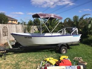 14 ft tinny 30 hp Yamaha