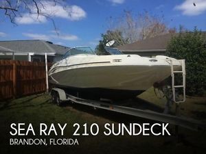 2001 Sea Ray 210 Sundeck
