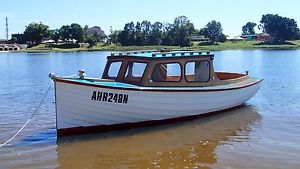 David Payne designed clinker wooden boat like new