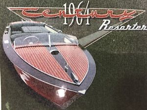 1964 century motorboat