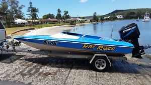 1650 Bullet Ski Boat, 2.5 Ltr. Merc 2005, Gal Trailer