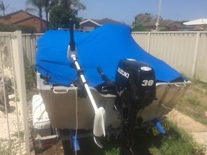 Savage aluminium boat