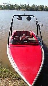 supertrack ski boat 350 chev