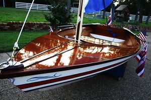 12 Foot wooden sailboat