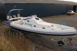 RIBEYE 1050 GT CABIN RIB BOAT WITH 2 X YAMAHA 350HP V8 OUTBOARDS & TRAILER