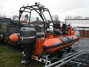 DELTA Storm Rigid Inflatable Boat - Ex Commercial RIB Yamaha 200hp - Swap/Pex