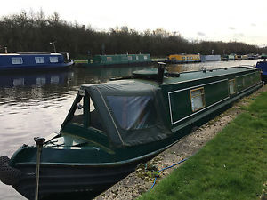 "Lady In Red" 55ft Cruiser Stern Narrow Boat Built By Herron Boat Builders