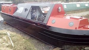 narrow boat narrowboat canal steel 47 ft