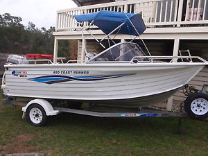 QUINTREX 480 COASTRUNNER 2006 MODEL WITH 75HP MARINER