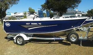 NEW CLARK REBEL 457 TWIN CONSOLE ALUMINIUM FISHING BOAT