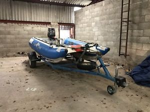 Gemini Zapcat Z10 Race Ready Power Boat 50 Tohatsu engine