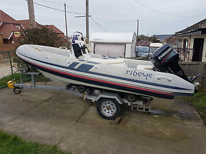 Ribeye 400, 4.0M RIB boat with 35hp Evinrude outboard