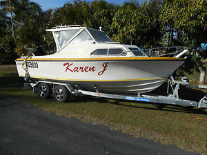 CRUISECRAFT 6.25 METER BOAT WITH 150 HP  MERCURY OPTIMAX, BRAND NEW TRAILER