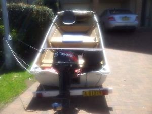13Ft Clark Corsair Aluminium runabout with Tohatsu 25HP 2 stroke motor