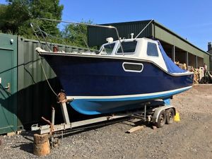 COLVIC SEAWORKER 22 LAUNCH, CABIN FISHING BOAT