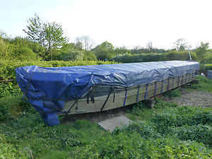 Narrowboat Bonnie & Clyde, 41ft hull, diesel engine, project