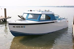 16' "Blue Moon" 1954 Wooden Cabin Cruiser Kit Boat