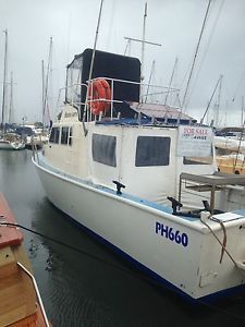 Boat 35ft Savage Aluminium Fly Bridge Cruiser/Fishing
