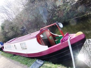 40 FT Narrow boat  canal/river narrowboat