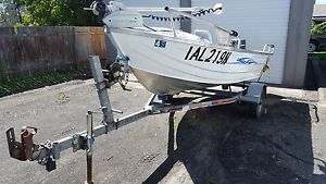 Horizon 385 Boat with 18HP Tohatsu Motor