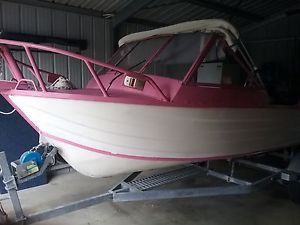 14 foot tinny with 40 hp Yamaha motor