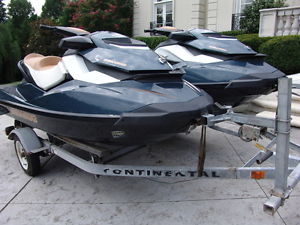Pair 2012 Sea-Doo GTI Limited 155 LIKE NEW 27 HOURS AND 48 HOURS JUST SERVICED