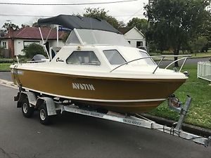 Caribbean Crestcutter 18ft 115 hp evinrude outboard dual axle trailer registered
