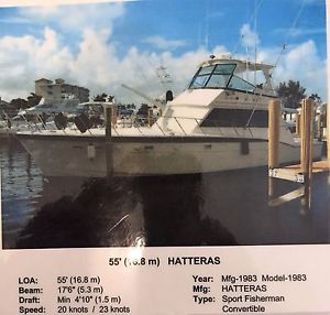 1983 Hatteras Convertible