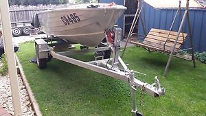 Savage tinny +boat trailer + canopy