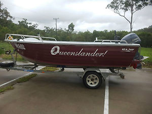 2010 Sea Jay seajay 4.4 M runabout, tinny, aliminium boat, 40HP, Yamaha,