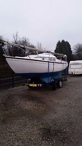 Westerly 25 Yacht with Twin Axle Trailer