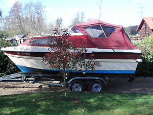 Weston Cabin Cruiser 18ft With Outboard and Trailer.
