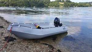 Whaly 370 Polyethylene RIB style boat with Engine and Trailer