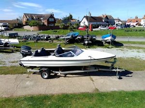 Fletcher Arrowsport 155 Speedboat with Evinrude 70hp