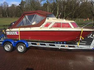 17ft Microplus, 2 berths, 60 HP Yamaha outboard.